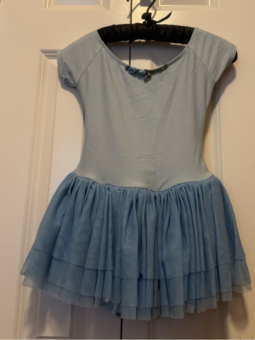 Dance Theatricals Blue Ballet Dance Costume Tulle Tutu Girls Size 4-5